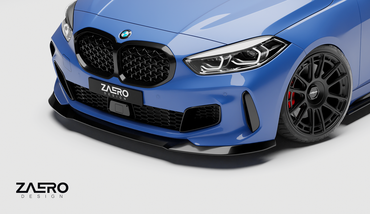 ZAERO Design front splitter BMW 1 Serie F40