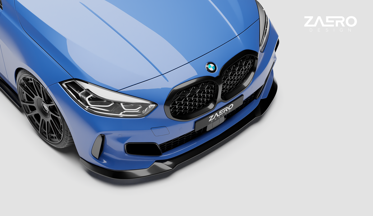 ZAERO Design front splitter BMW 1 Serie F40