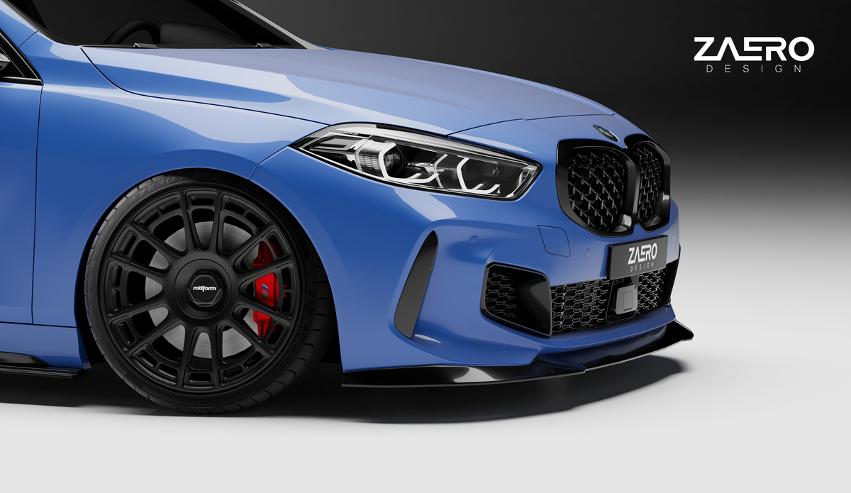 ZAERO Design front splitter BMW 1 Serie F40