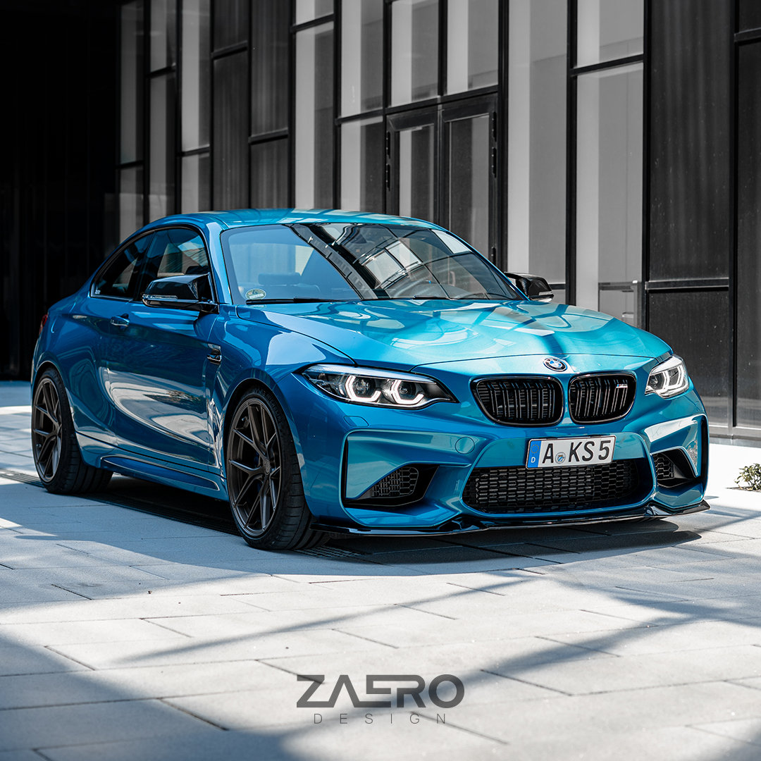 ZAERO Design front splitter BMW M2 F87 Pre-LCI