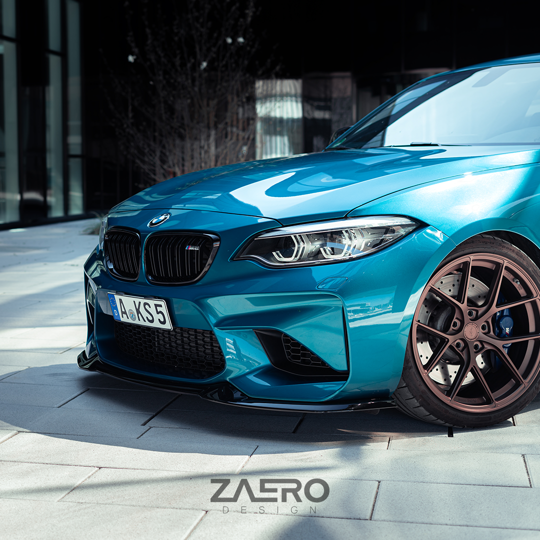 ZAERO Design front splitter BMW M2 F87 Pre-LCI