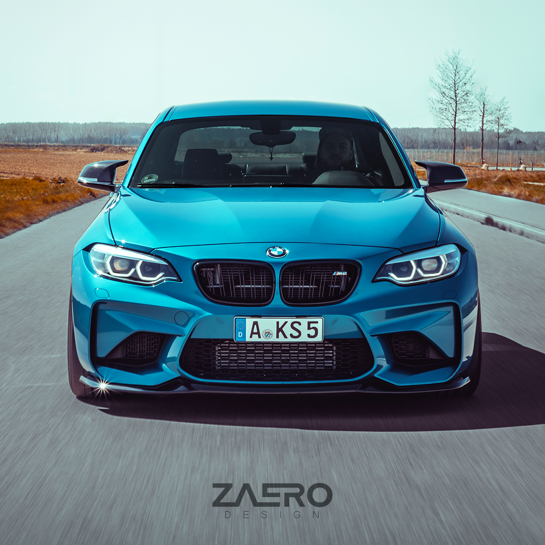 ZAERO Design front splitter BMW M2 F87 Pre-LCI