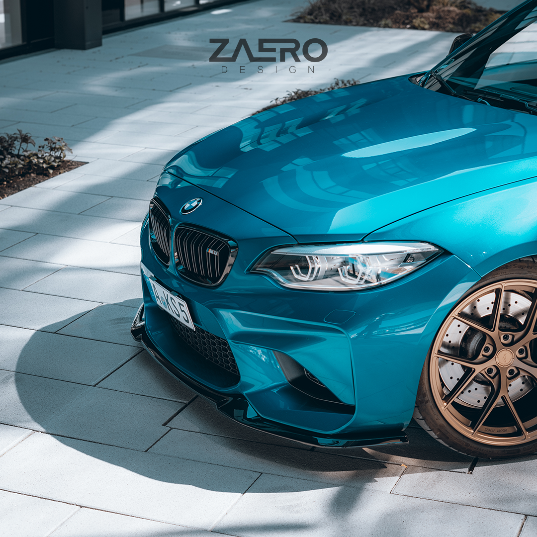 ZAERO Design front splitter BMW M2 F87 Pre-LCI