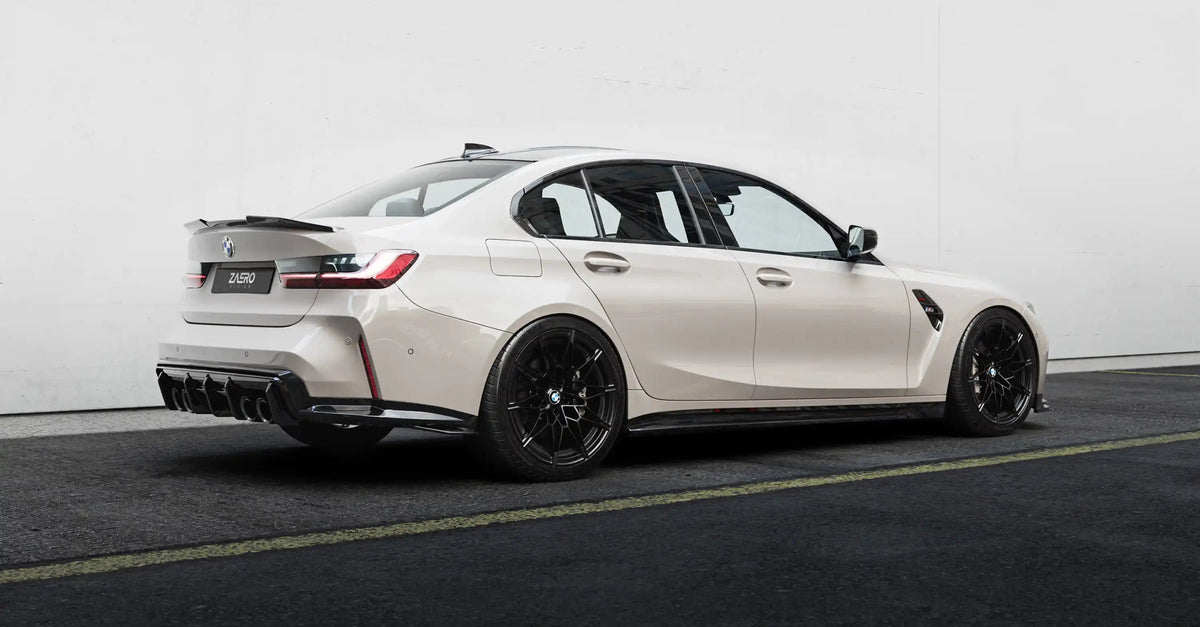 ZAERO Design diffuser extensions BMW M3 G80 G81