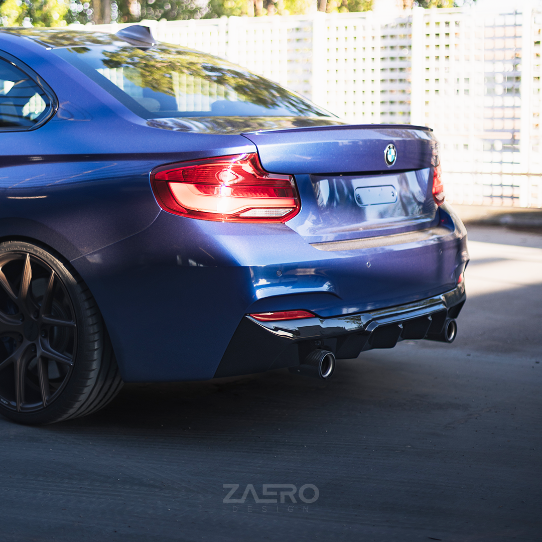 ZAERO Design diffuser BMW 2 Serie F22 F23 M235i M240i