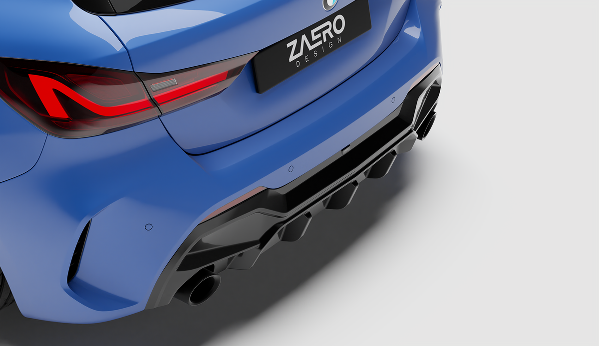 ZAERO Design diffuser dual exhaust BMW 1 Serie F40