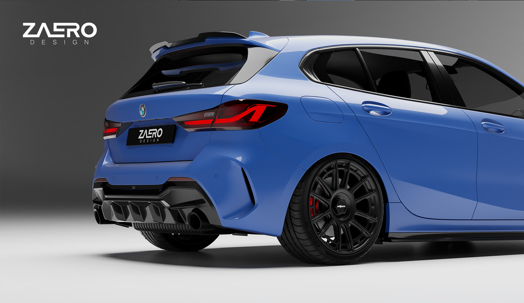 ZAERO Design diffuser dual exhaust BMW 1 Serie F40