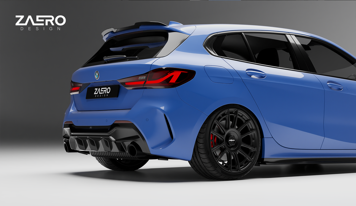 ZAERO Design diffuser dual exhaust BMW 1 Serie F40