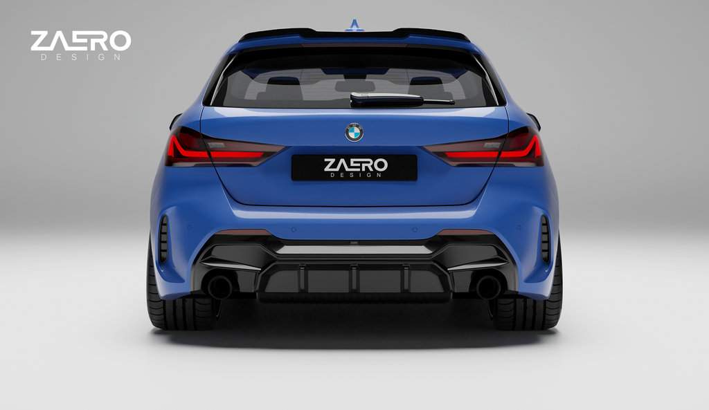 ZAERO Design diffuser dual exhaust BMW 1 Serie F40