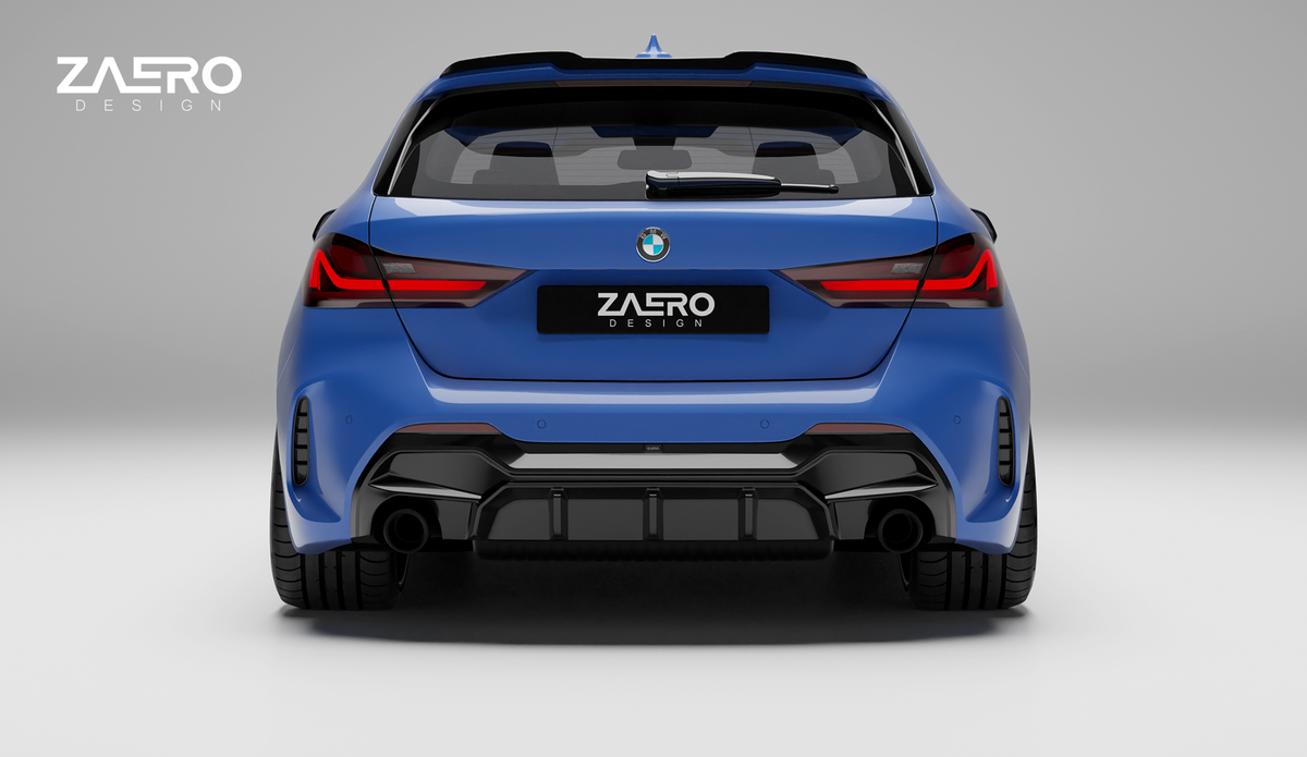 ZAERO Design diffuser dual exhaust BMW 1 Serie F40