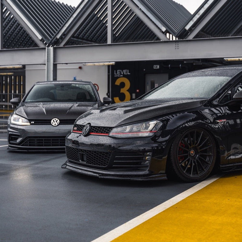 ZAERO Design Golf 7 front splitter zijaanzicht