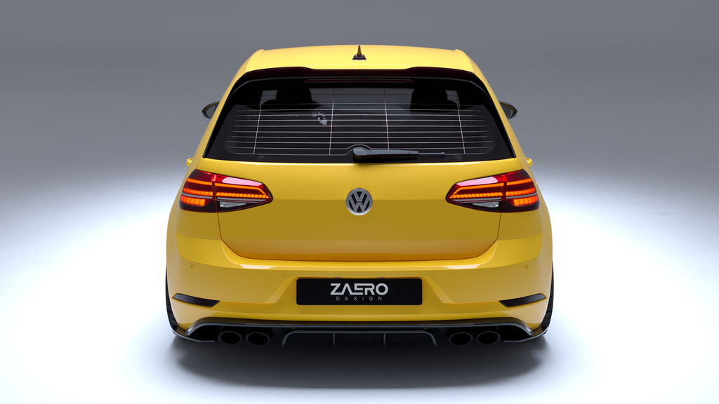 ZAERO Design diffuser Volkswagen Golf 7.5 R
