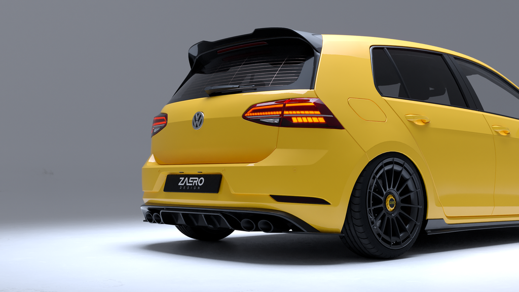 ZAERO Design diffuser Volkswagen Golf 7.5 R