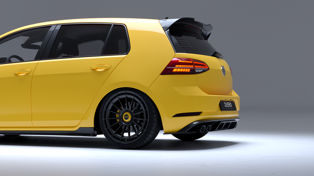 ZAERO Design diffuser Volkswagen Golf 7.5 R