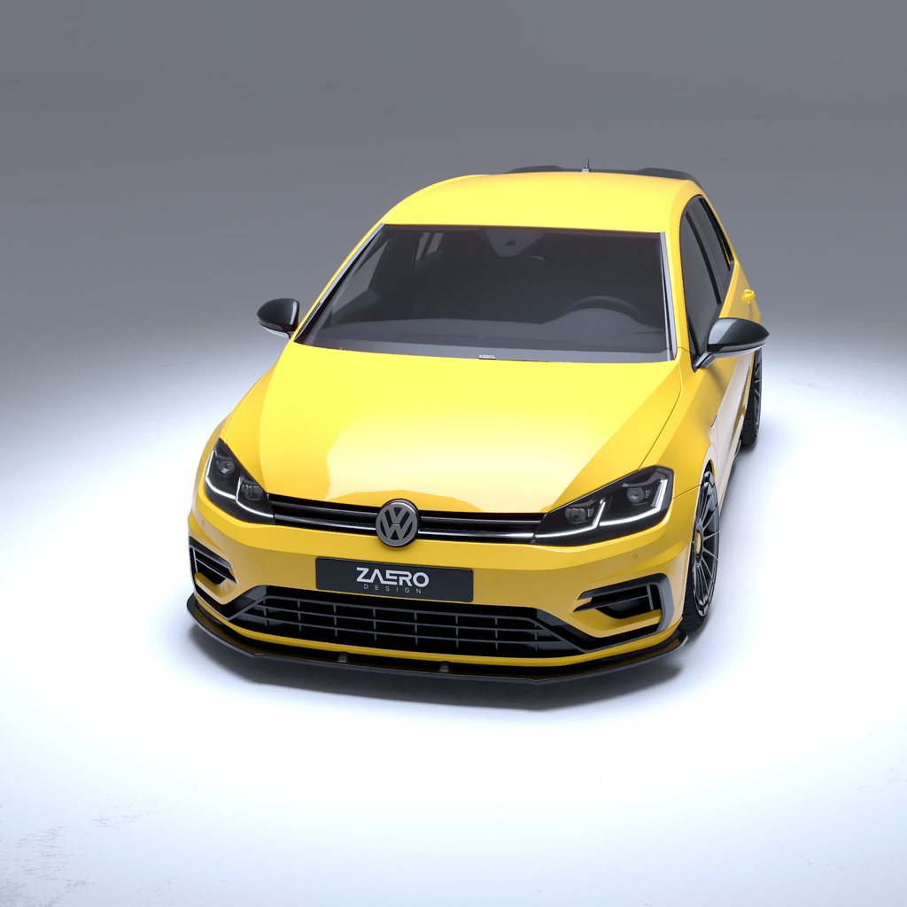 ZAERO Design front splitter Volkswagen Golf 7.5 R