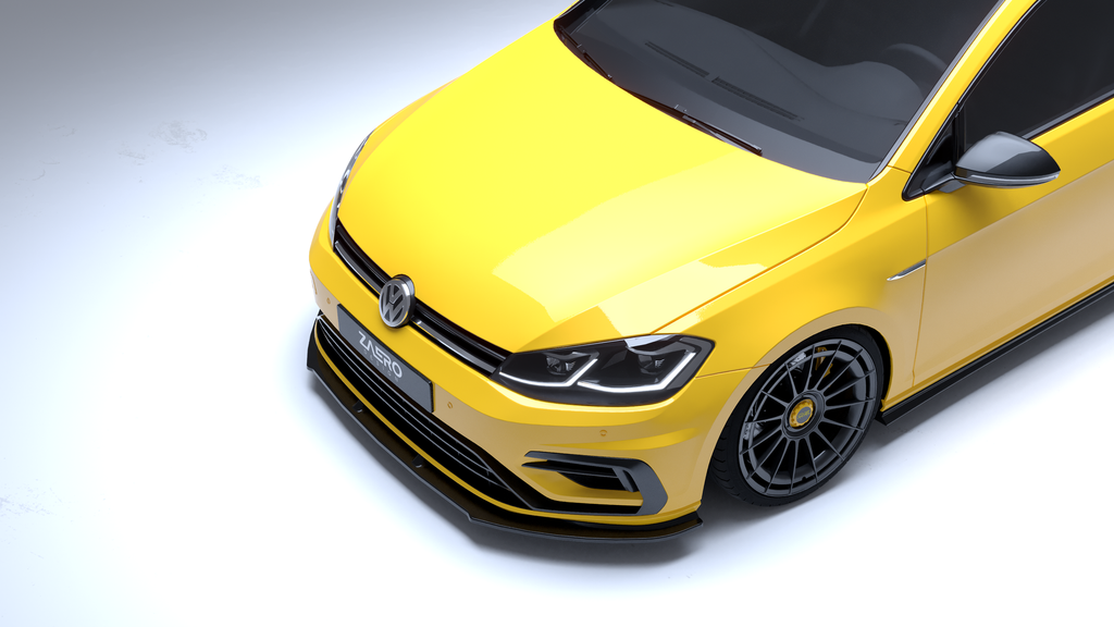 ZAERO Design front splitter Volkswagen Golf 7.5 R
