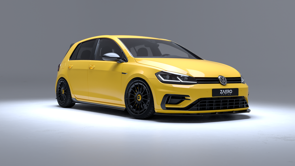 ZAERO Design front splitter Volkswagen Golf 7.5 R