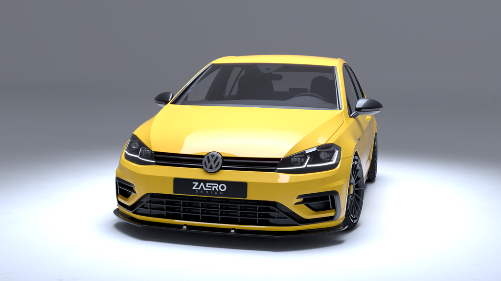 ZAERO Design front splitter Volkswagen Golf 7.5 R