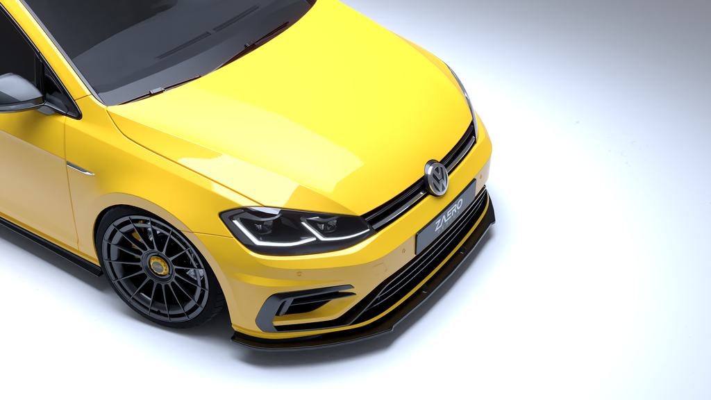 ZAERO Design front splitter Volkswagen Golf 7.5 R