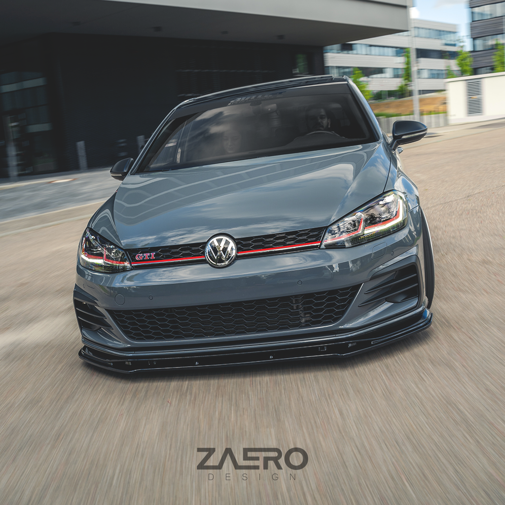 ZAERO Design front splitter Volkswagen Golf 7.5 GTI TCR