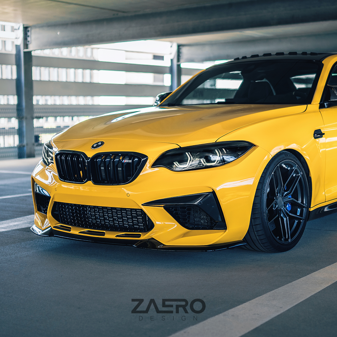 ZAERO Design front splitter BMW M2 F87 Competition